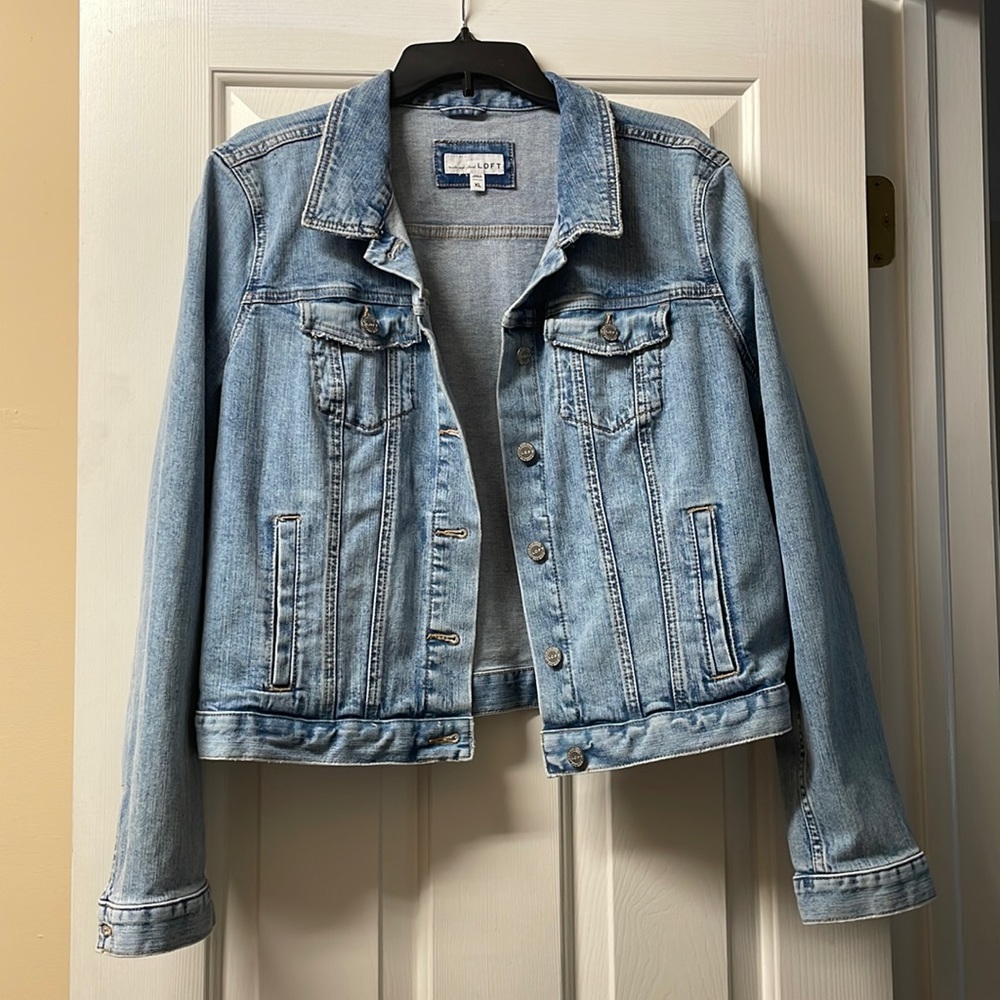 LOFT Light Blue Jean Jacket
